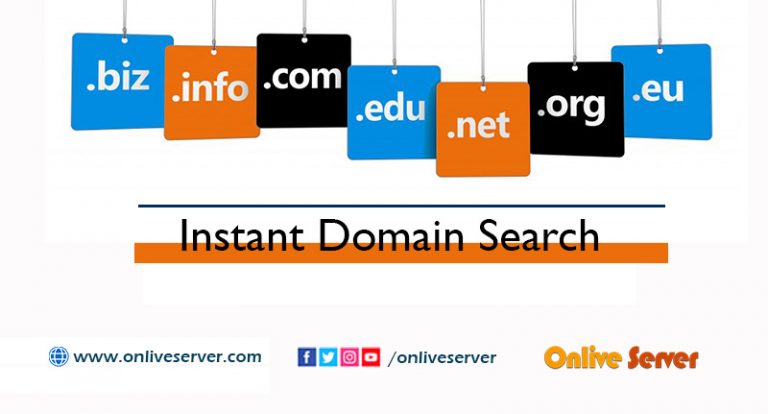 Select Unique Instant Domain Name With Onlive Server